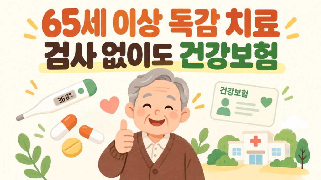 독감 유행주의보 65세 이상 항바이러스제 건강보험 안내
