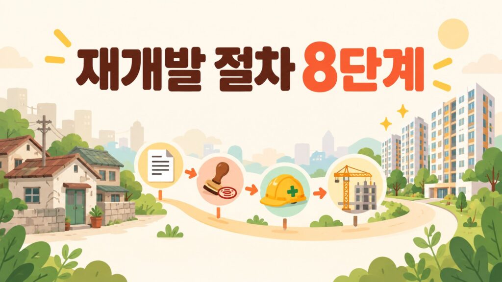 재개발 절차 8단계 구역 지정부터 준공 입주까지