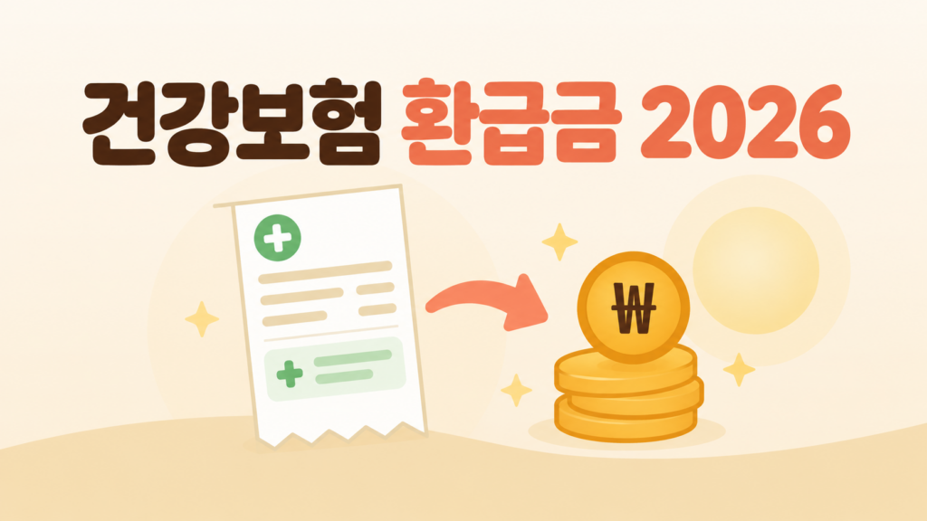 건강보험 환급금 2026 조회와 신청 안내