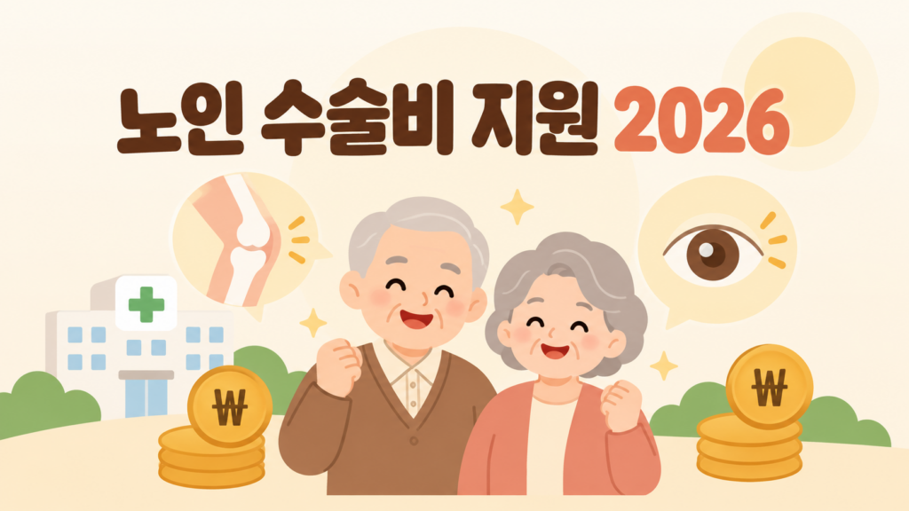 노인 무릎·백내장 수술비 지원 2026 안내