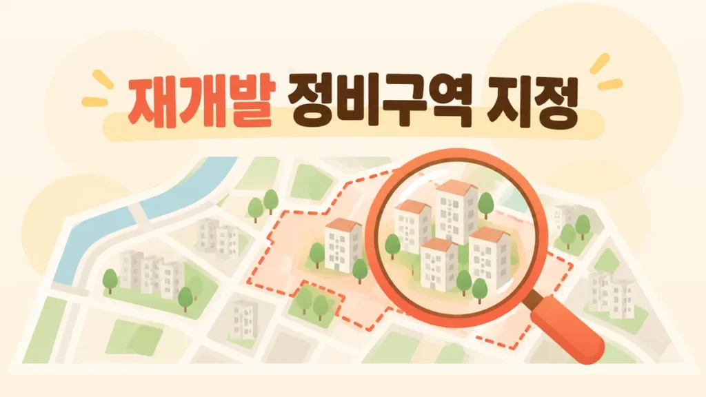 재개발 정비구역 지정 전 확인할 7가지|구역도·권리산정일·분담금
